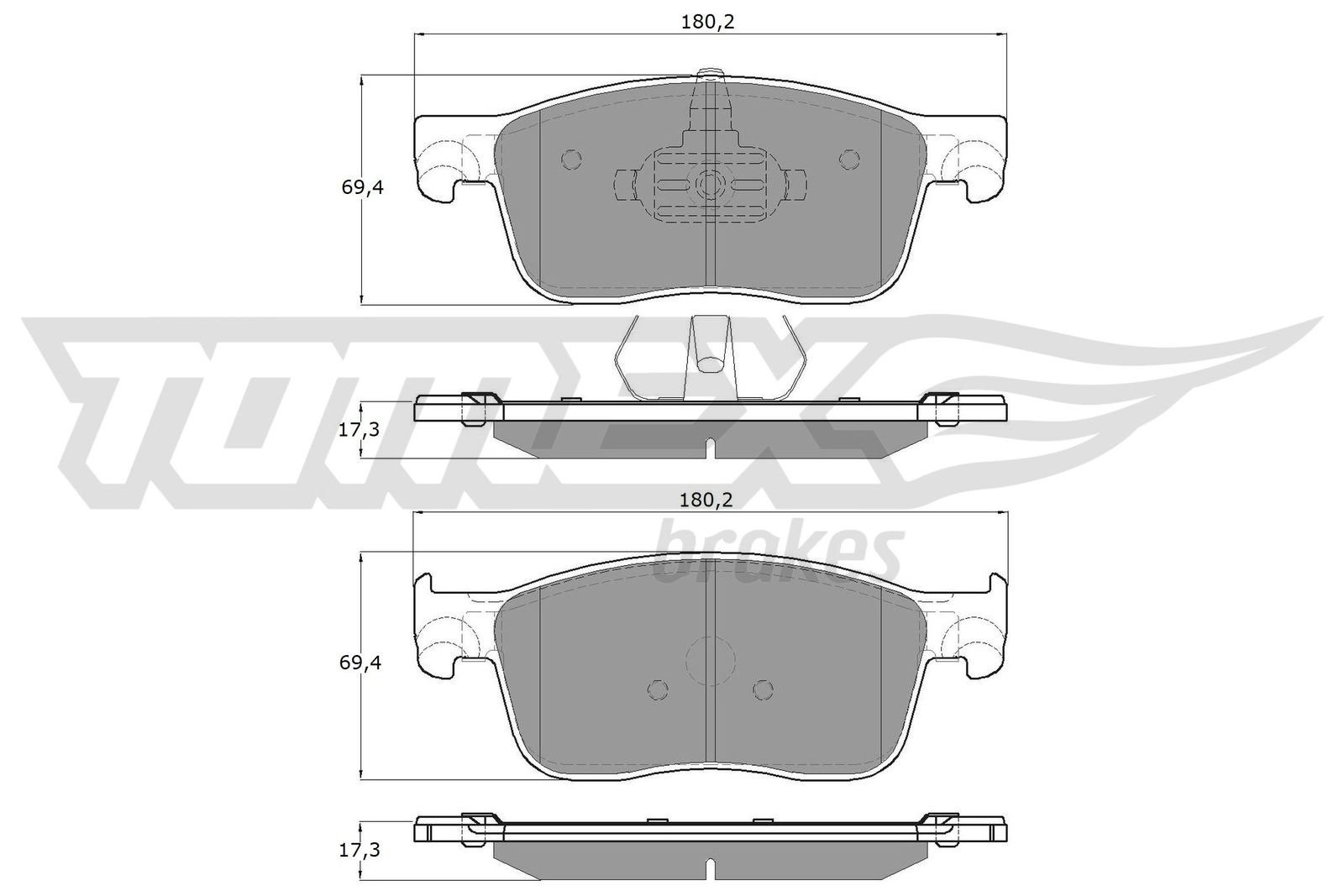 TOMEX Brakes TX 18-63 Sada...